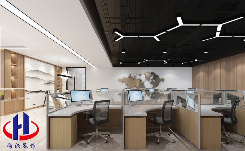 广东长华科技4300平厂房装修