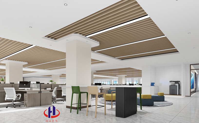 深圳上能电气股份公司2400平办公室装修