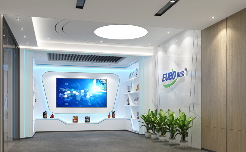 深圳优宝新材料公司2500平办公厂房装修