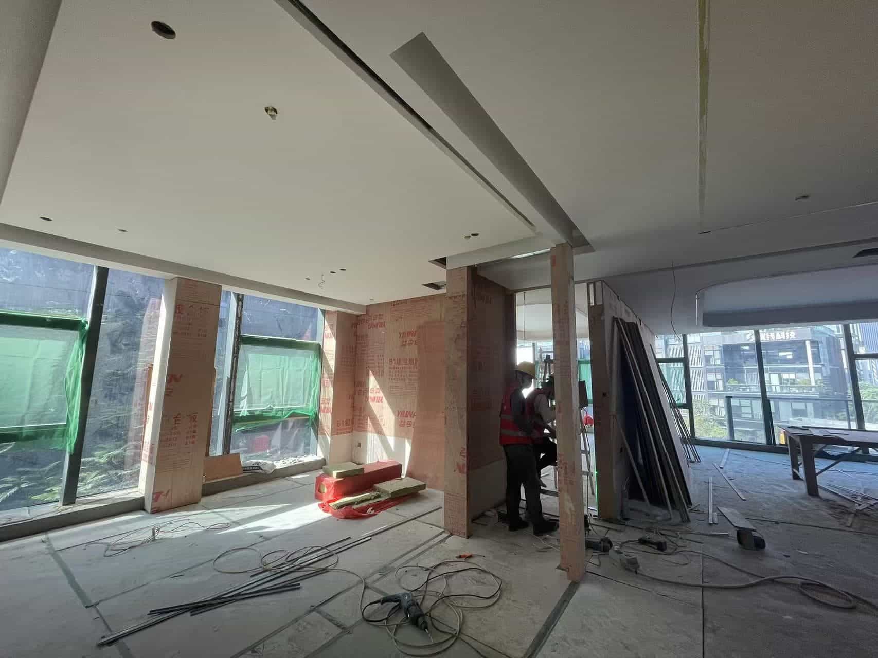 办公装修现场